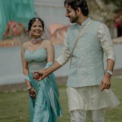Happy Cinefolk Studio wedding couple