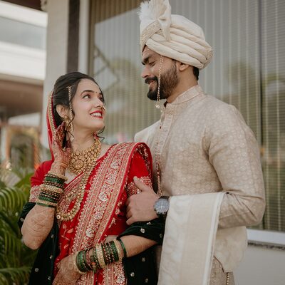 Happy Cinefolk Studio wedding couple